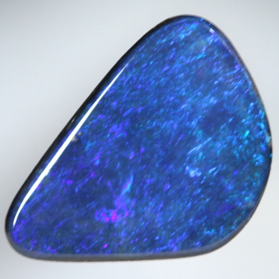 SOLID BOULDER OPAL Bright blues